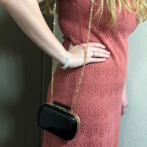 Shiny black purse 👛